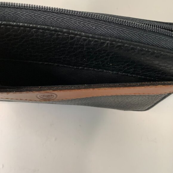 VINTAGE DOONEY & BOURKE PEBBLE LEATHER WALLET TOP GRAIN LEATHER TRIM - Picture 8 of 8